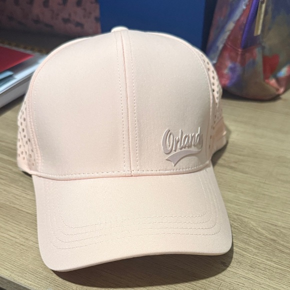 Robin Ruth Light Pink Perforated Cap - Picture 1 of 2